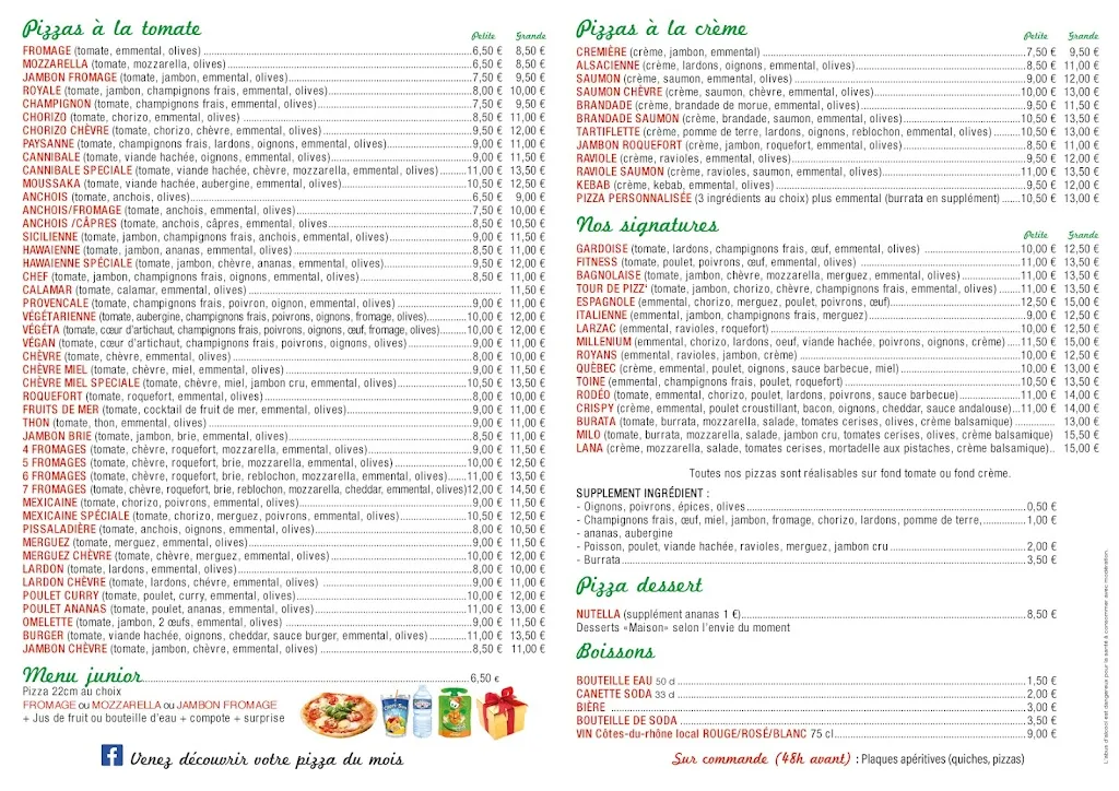 Menu_La Tour de Pizz' Pont_Pont-Saint-Esprit_image_1