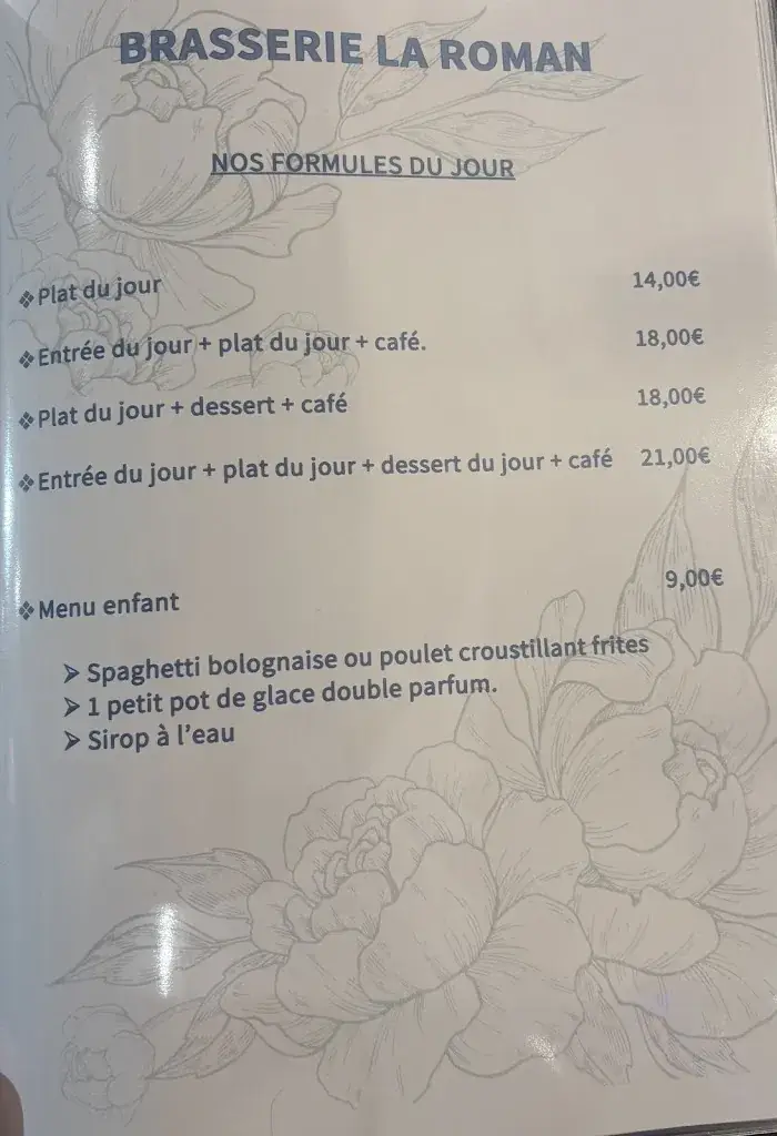 Menu_La roman_Puisserguier_image_1