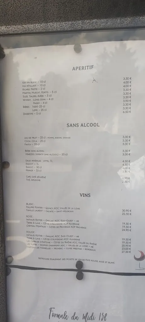 Menu_Restaurant La Calèche_Massiac_image_3