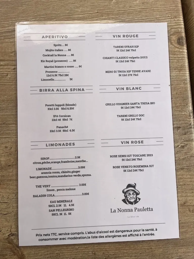 Menu_La Nonna Pauletta_Prayssac_image_2