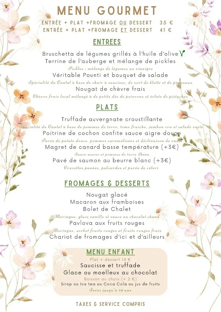 Menu_Auberge de Chalet_Massiac_image_3