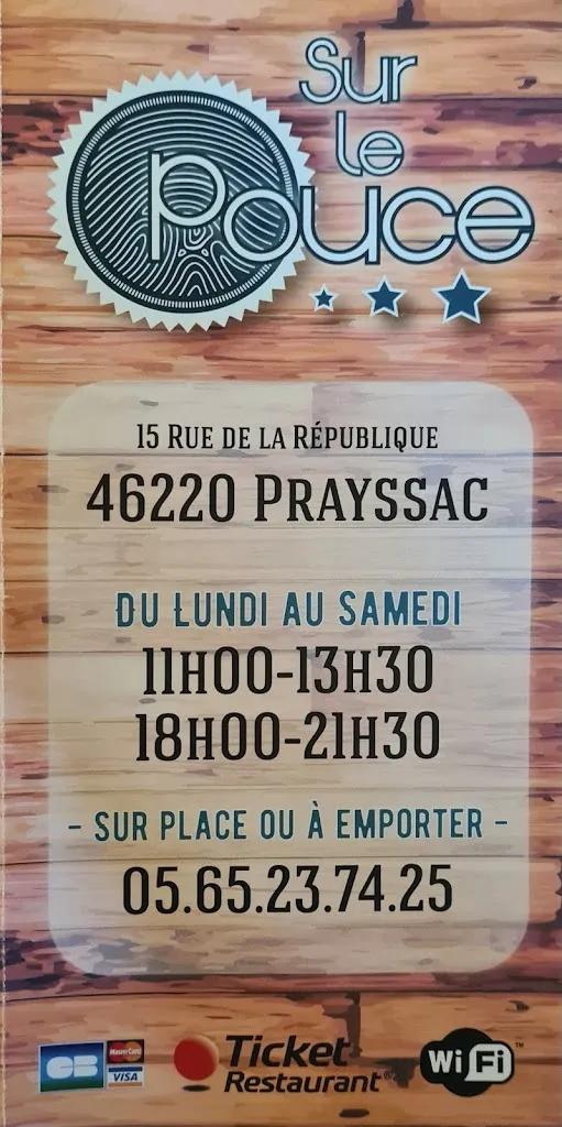 Sur Le Pouce ristorante a Prayssac