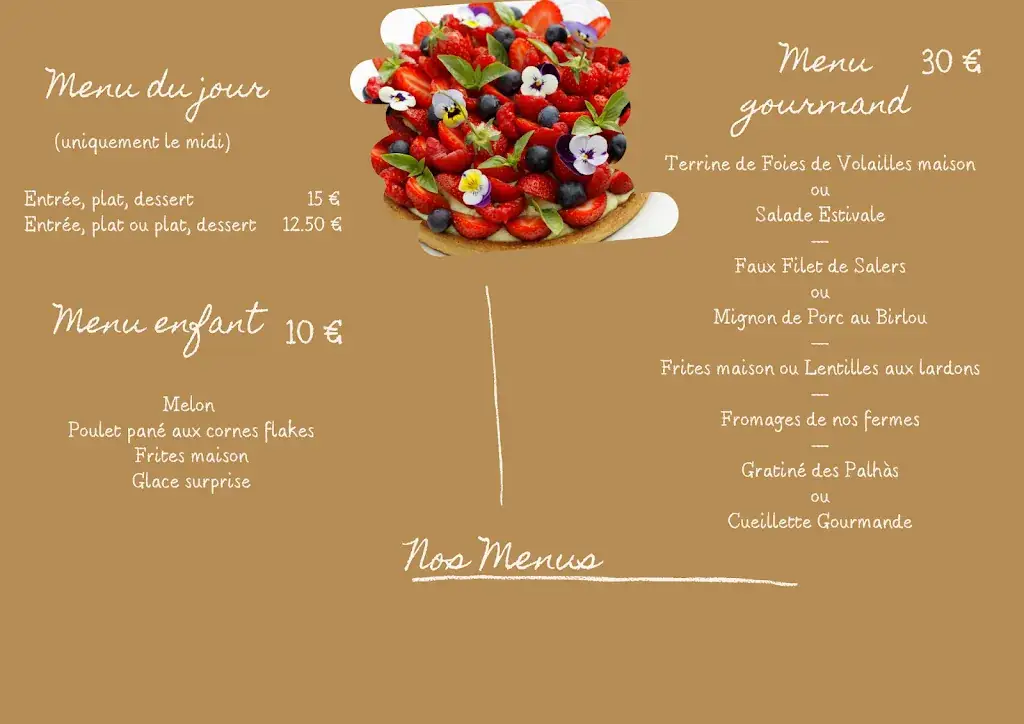 Menu_Restaurant Grill Le Courcelles_Massiac_image_3