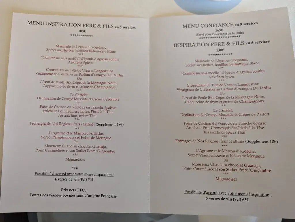 Menu_Maison Chenet – Entre Vigne et Garrigue_Pujaut_image_3