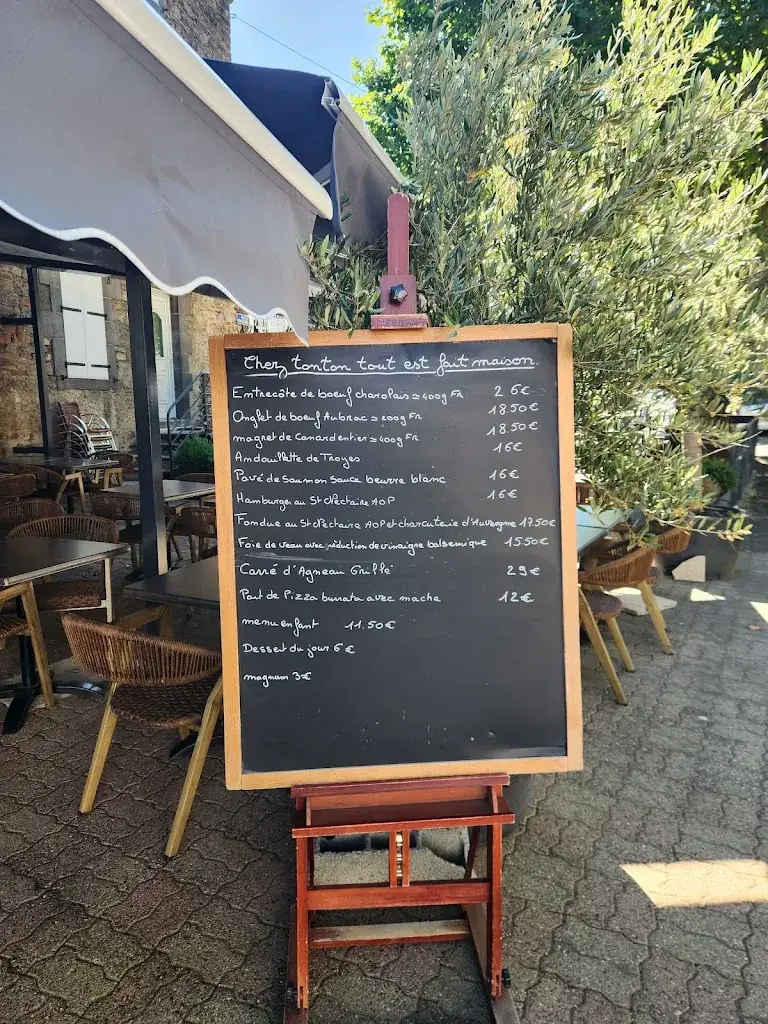 Menu_Restaurant Chez Tonton_Massiac_image_1