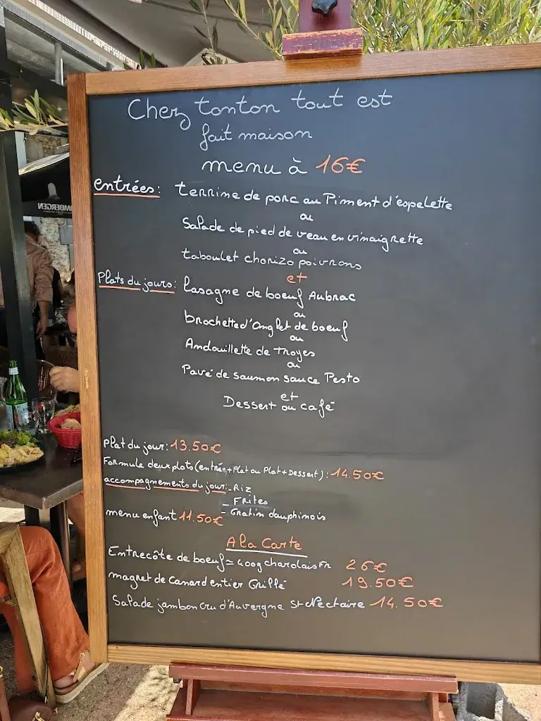 Menu_Restaurant Chez Tonton_Massiac_image_3