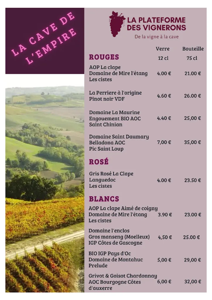 Menu_L EMPIRE_Vielmur-sur-Agout_image_1