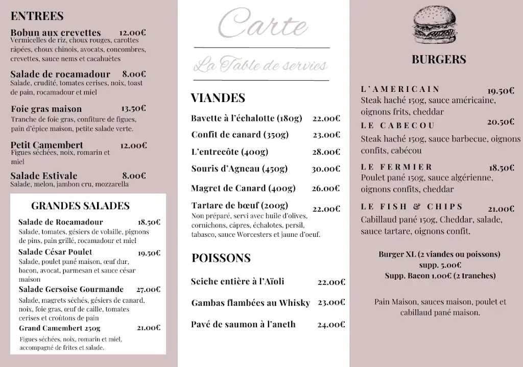 Menu_La table de Servies_Serviès_image_1