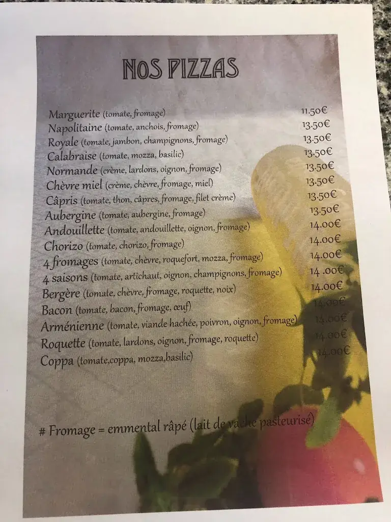 Menu_Auberge Le Cri de la Fourchette_Puylaurens_image_2