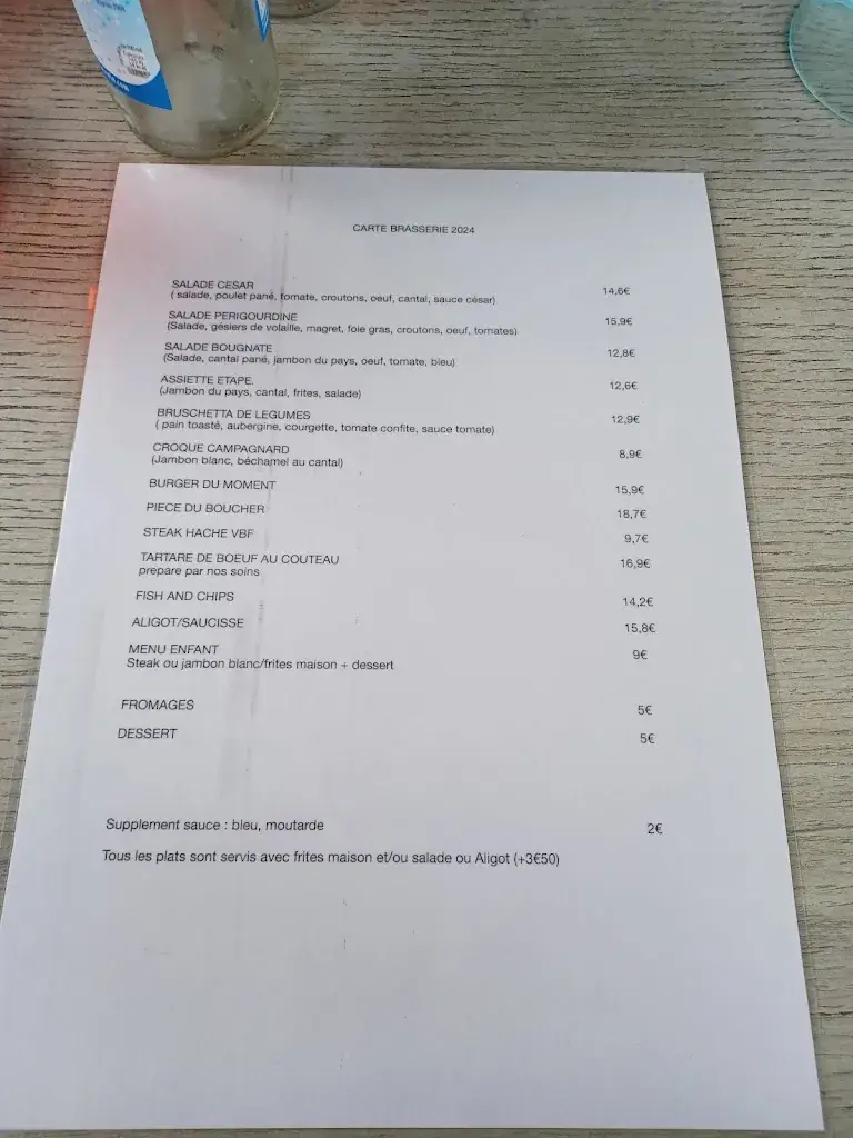 Menu_Café Du Nord_Massiac_imagen_1