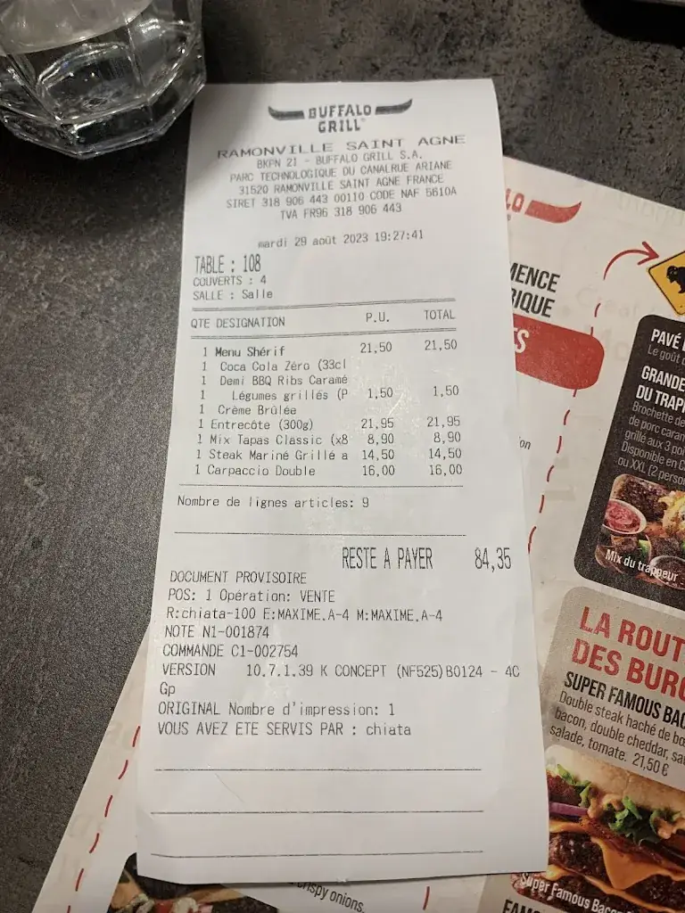 Van NGUYEN_Buffalo Grill Ramonville-Saint-Agne_Ramonville-Saint-Agne_review