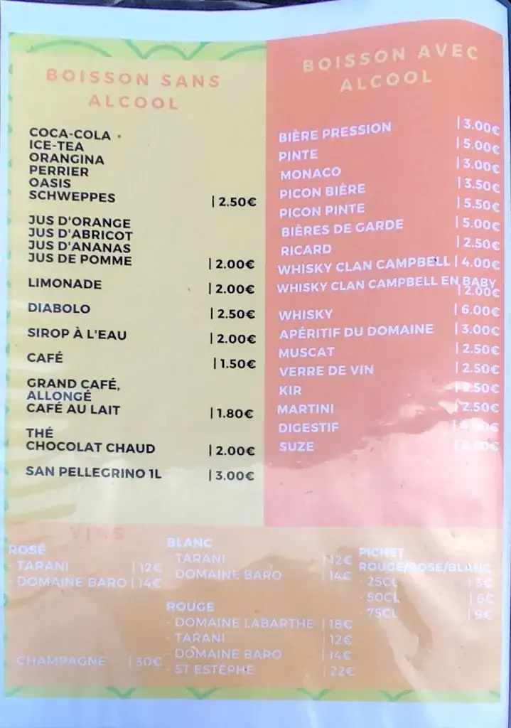 Menu_Restaurant @ Domaine L'Ecrin Vert_Réquista_image_2