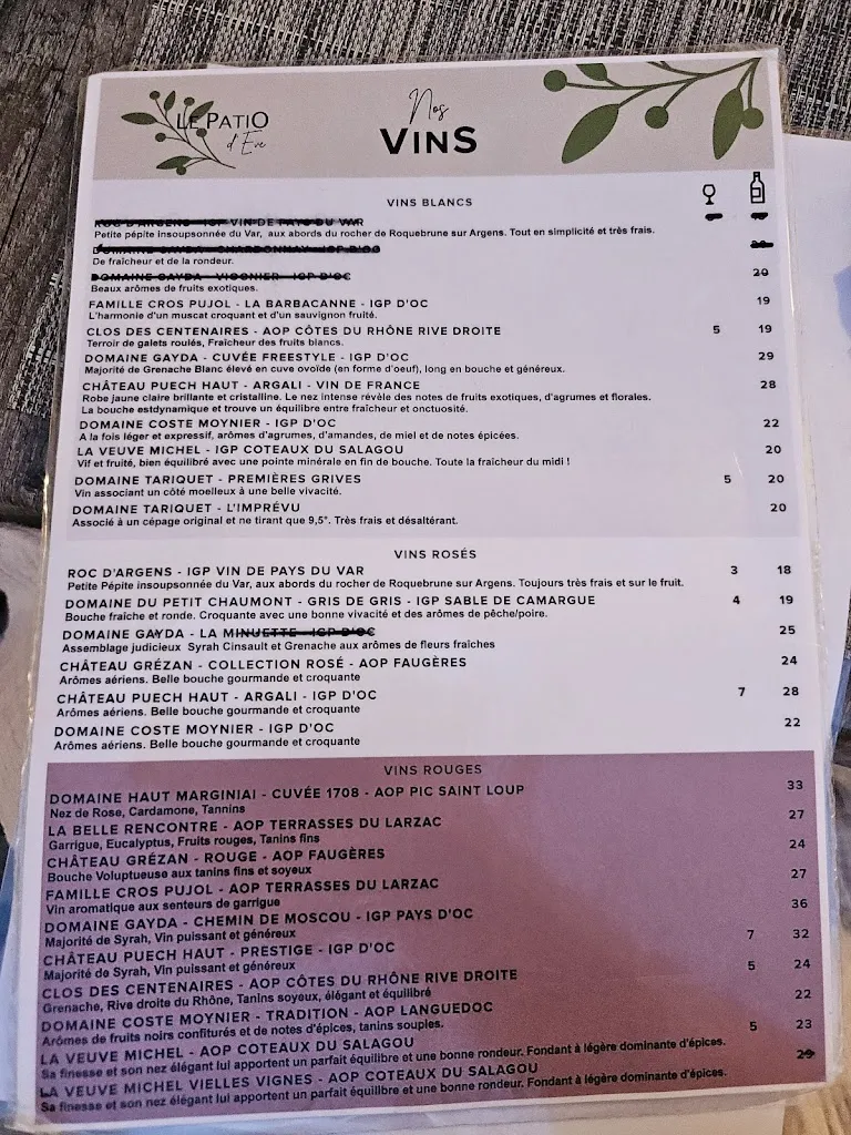 Menu_Le Patio D'Eve_Restinclières_image_1