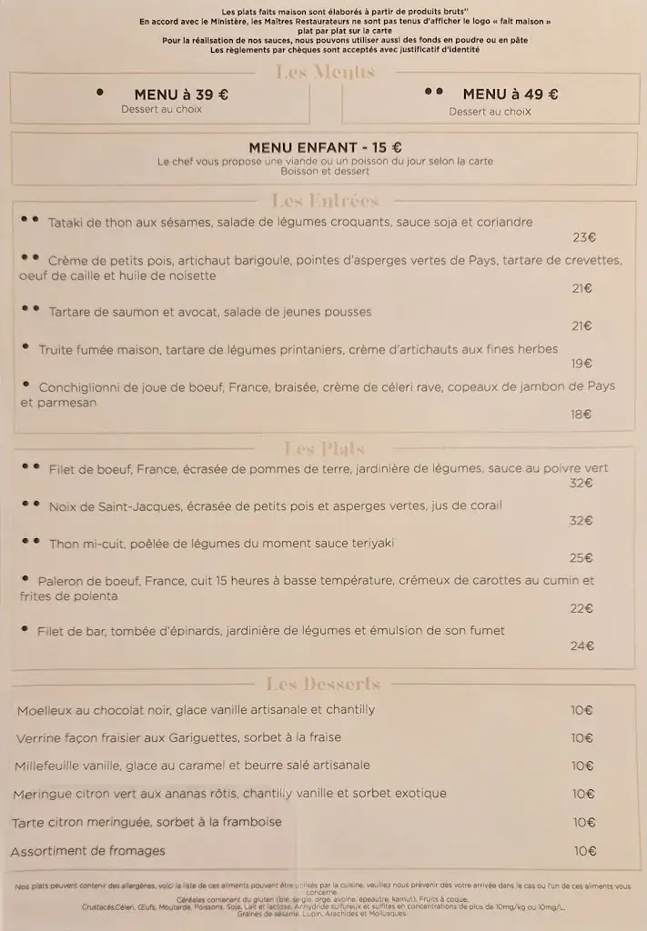 Menu_La Fleur de Thym_Ribaute-les-Tavernes_image_1