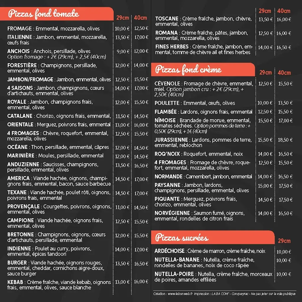 Menu_La RIBAUTAINE_Ribaute-les-Tavernes_imagen_1