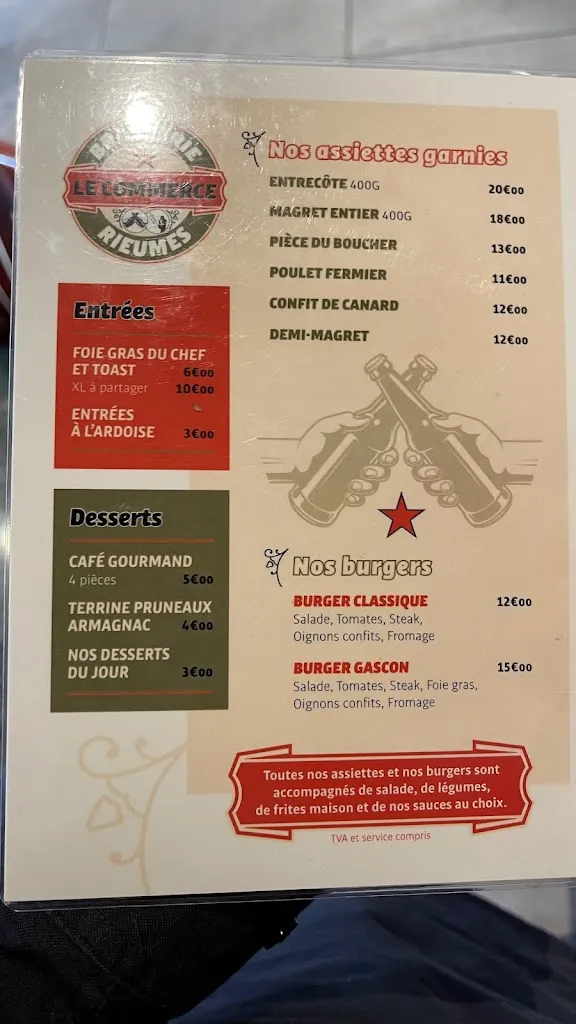 Le Commerce ristorante a Rieumes