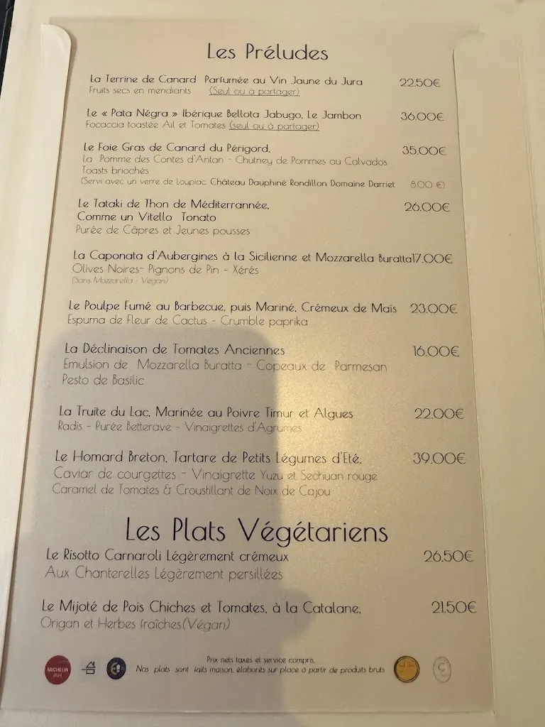 Menu_Restaurant Les Jardins du Léman_Yvoire_image_1
