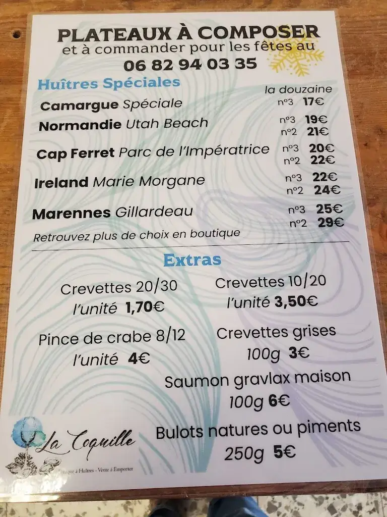 Menu_La Coquille_Revel_image_1