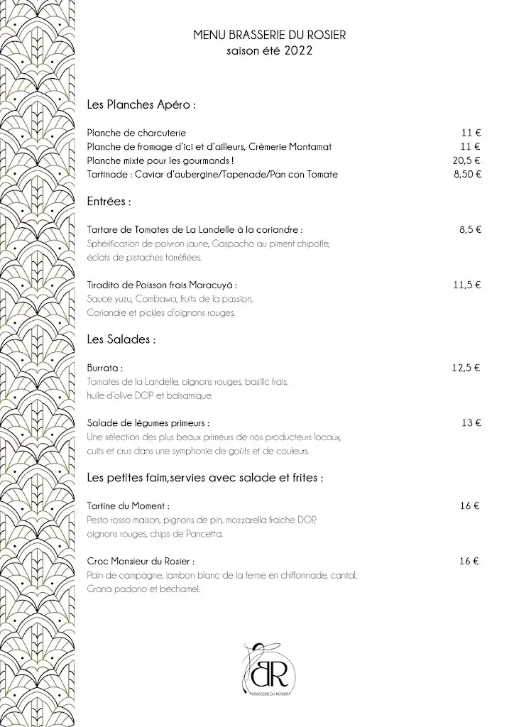 Menu_Brasserie du Rosier_Revel_image_2