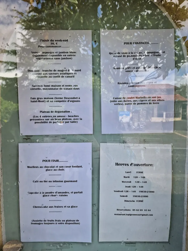 Menu_The Pigeon_Riscle_immagine_1