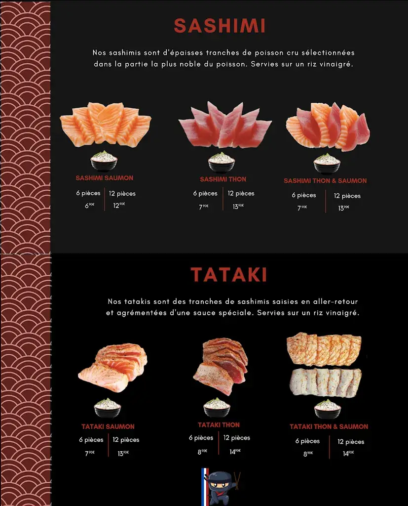 NINJA SUSHI restaurant in Rochefort-du-Gard