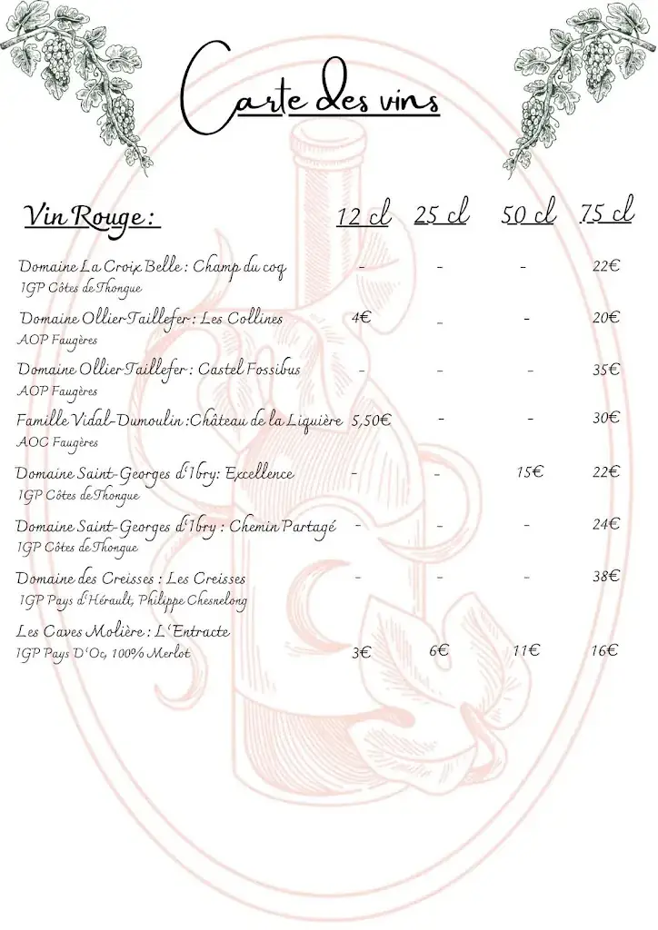 Menu_Le Petit Péché_Roujan_immagine_2