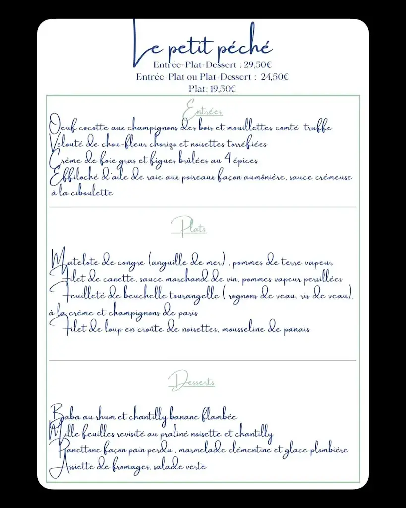 Menu_Le Petit Péché_Roujan_immagine_3