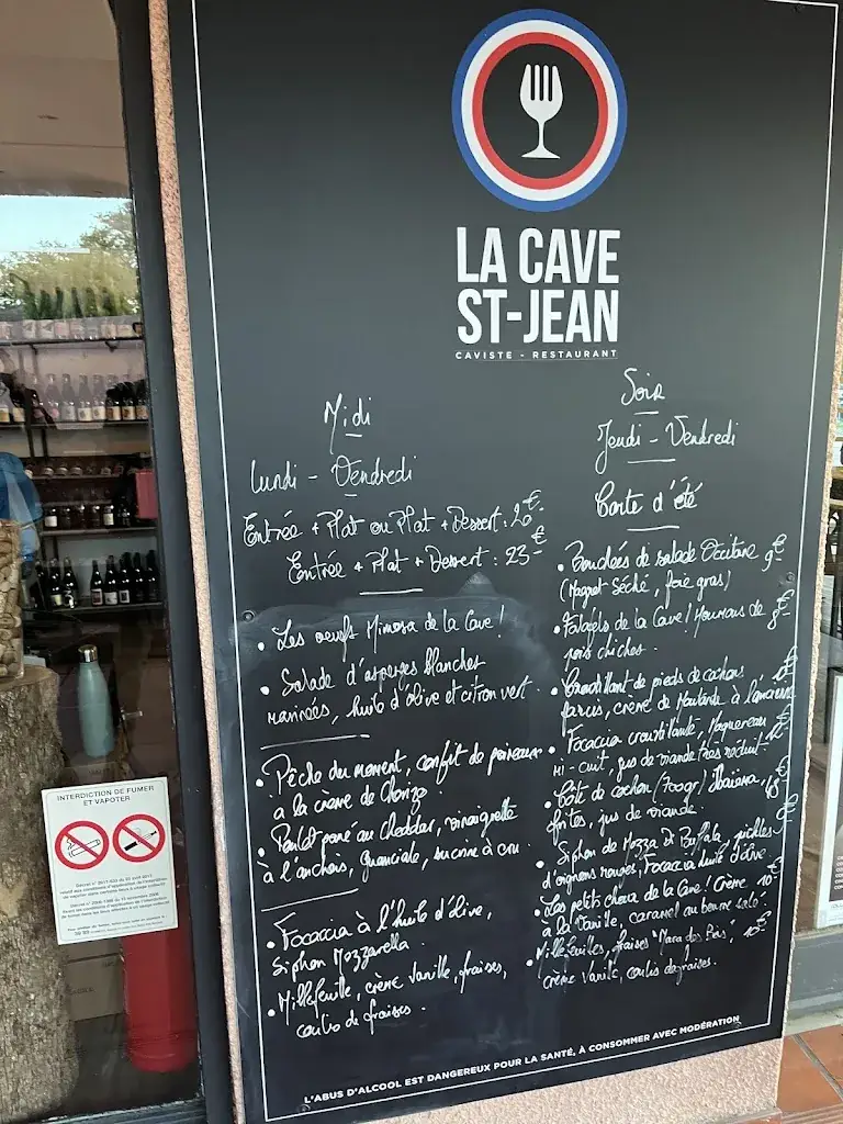 Menu_La Cave St Jean_Saint-Jean_image_2
