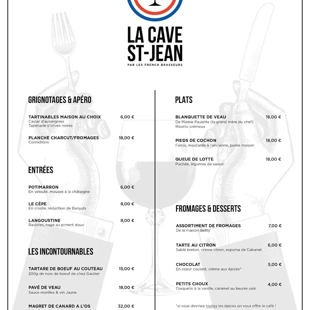 Menu_La Cave St Jean_Saint-Jean_image_4