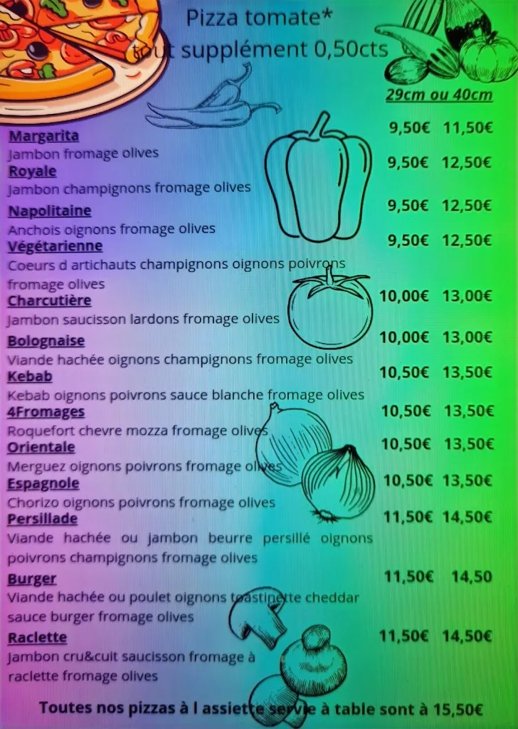 Menu_Chez Carole Pizz @ la maison_Rousson_image_2