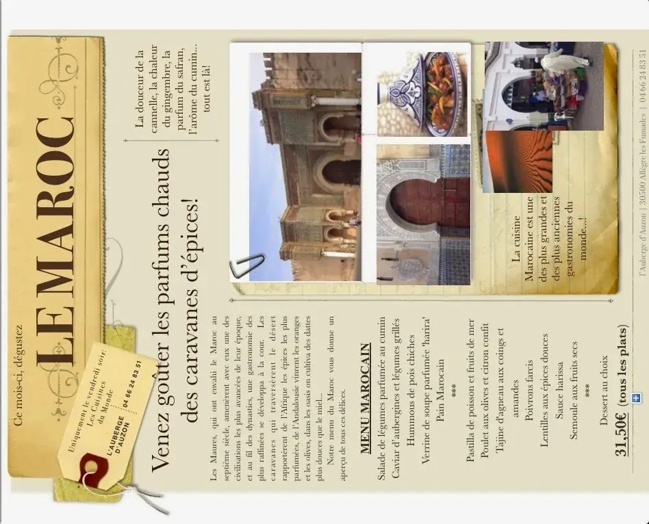 Auberge d'Auzon_Allègre-les-Fumades_menu_image_1