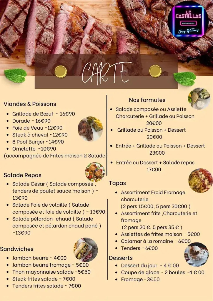 Menu_Bar Restaurant Le Castellas chez Tof et Tracy_Rousson_immagine_1