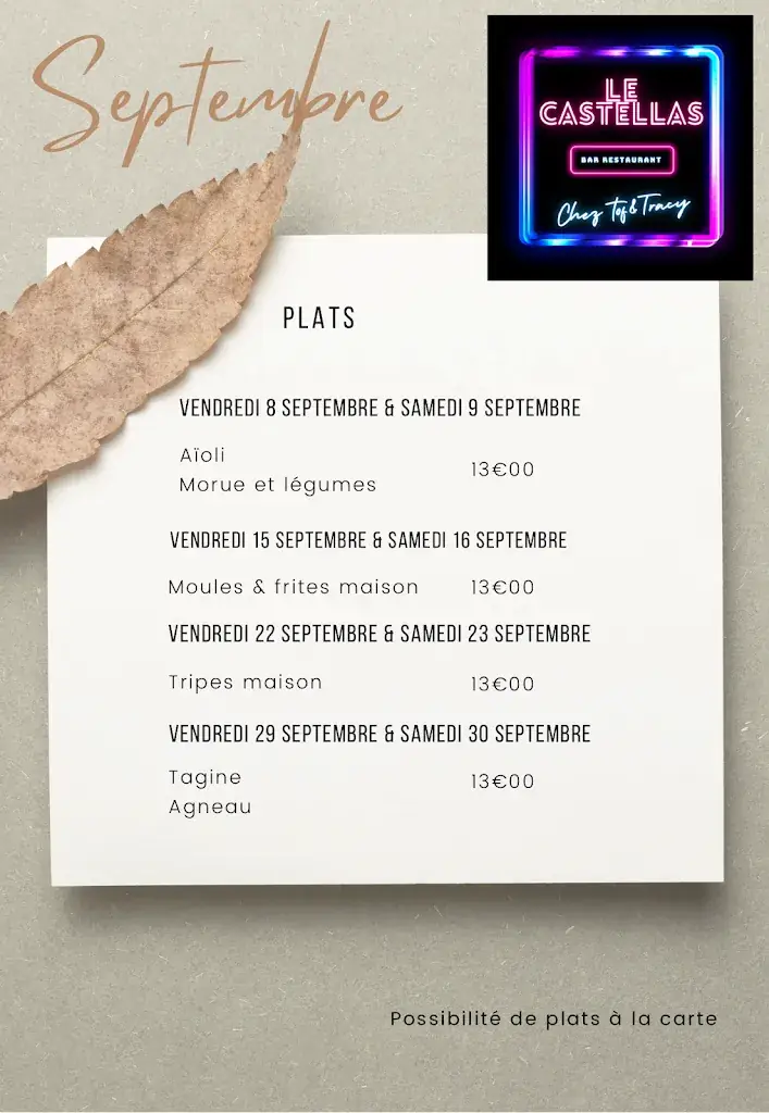 Menu_Bar Restaurant Le Castellas chez Tof et Tracy_Rousson_immagine_2