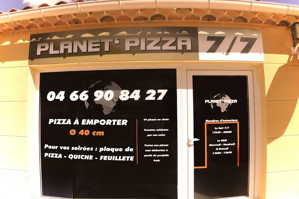 Planet'Pizza restaurant in Roquemaure