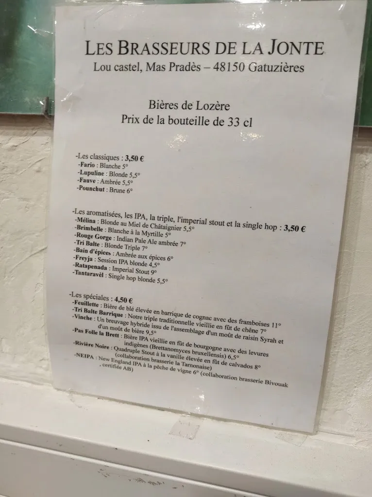 Menu_Le Gévaudan Restaurant - Traiteur - Bar - Gîte d'étape_Saint-Alban-sur-Limagnole_image_1