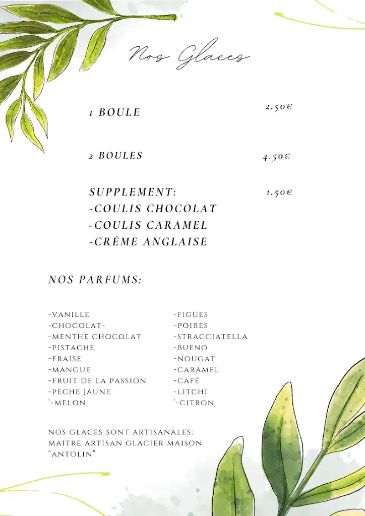 Menu_Restaurant Le Mas D'asvin_Saint-Christol-lez-Alès_image_1