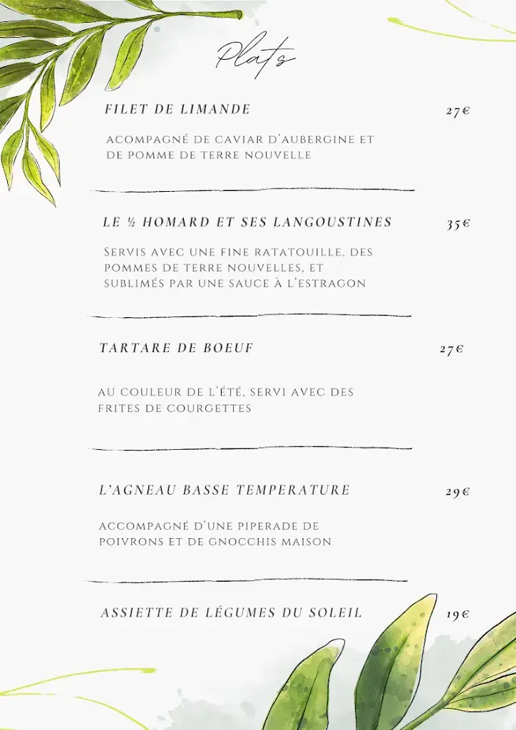 Menu_Restaurant Le Mas D'asvin_Saint-Christol-lez-Alès_image_2