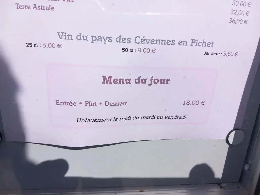 Menu_Le Délice Cévenol_Saint-Christol-lez-Alès_image_2