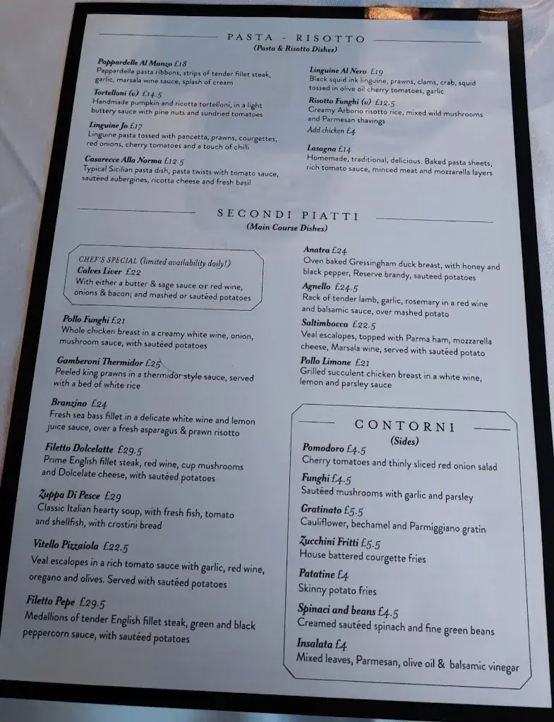 Menu_L'Olivo Ristorante Italiano_Kingdom_immagine_3