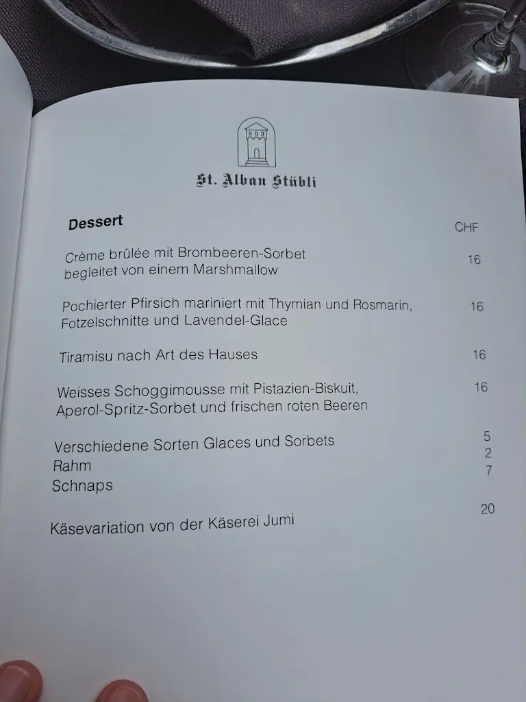 Menu_St. Alban Stübli_Basel_imagen_2