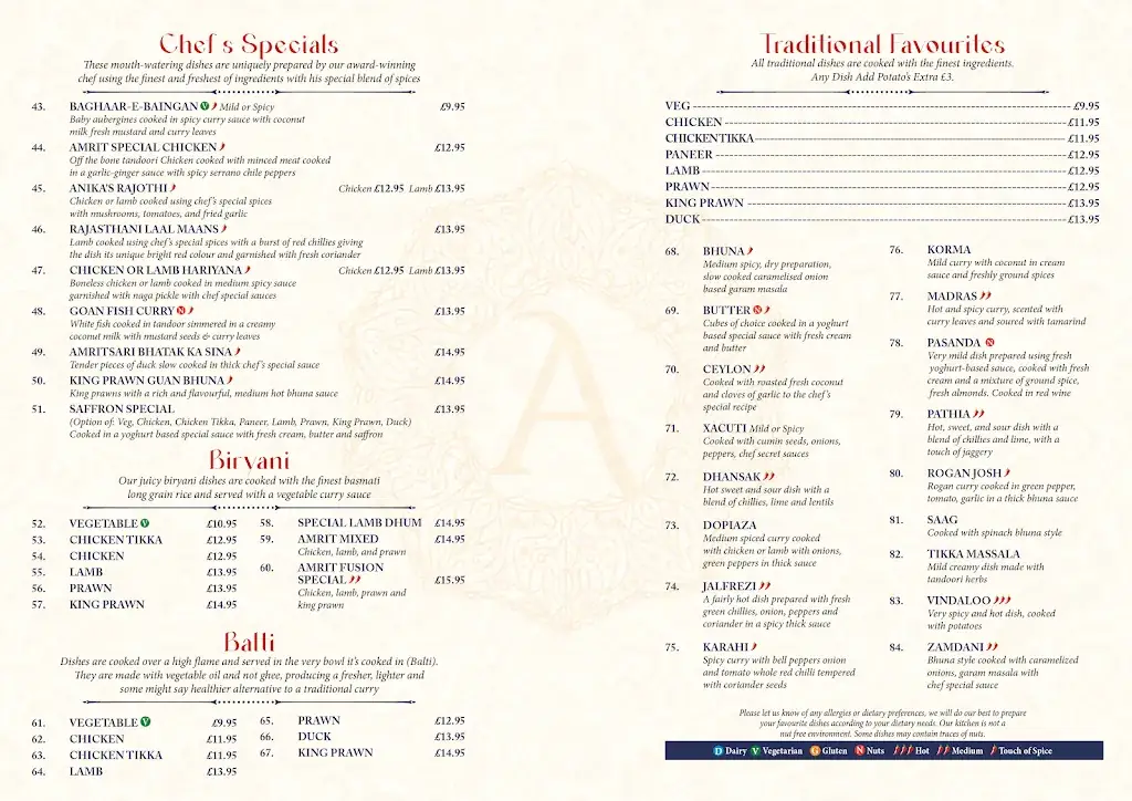 Menu_Amrit Indian Restaurant_Kingdom_image_1