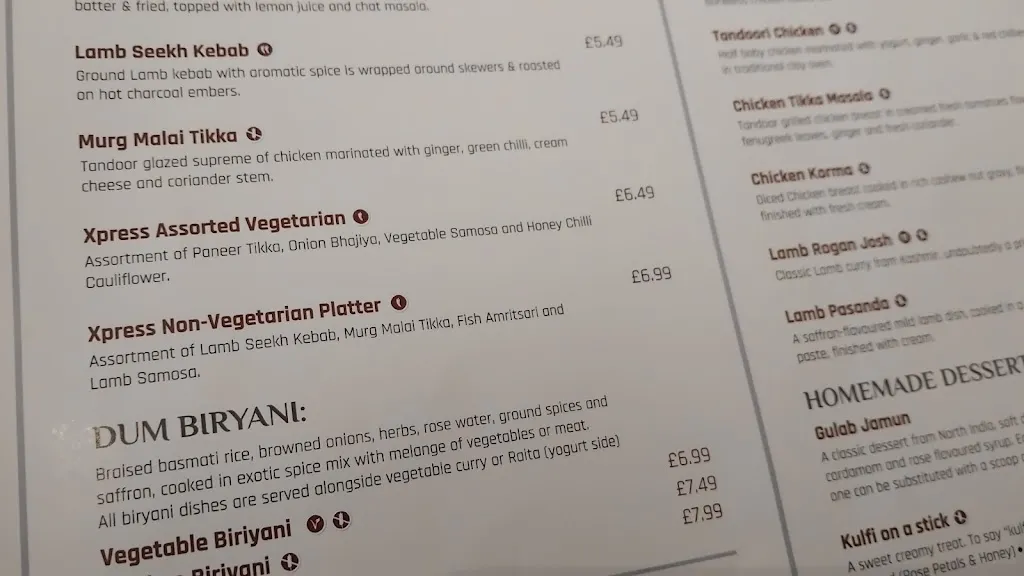 Menu_Veer Dhara Restaurant, St Albans_Kingdom_image_4