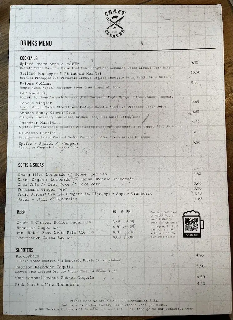 Menu_Craft & Cleaver_Kingdom_immagine_2