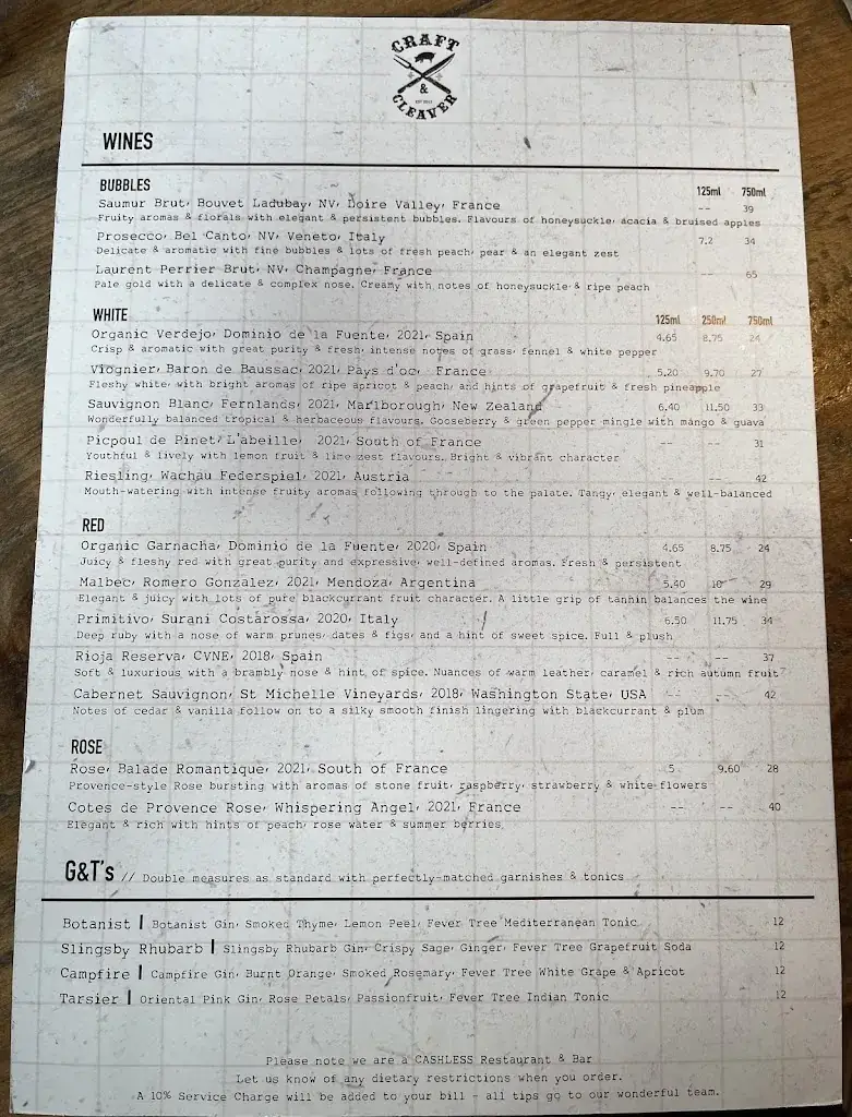 Menu_Craft & Cleaver_Kingdom_immagine_4