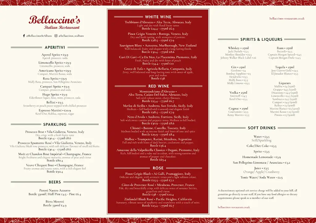 Menu_Bellaccino's Italian Restaurant_Kingdom_image_3