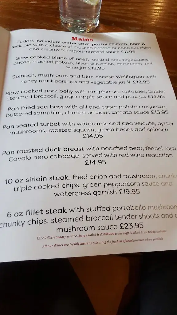 Menu_Tudors at the White Hart Hotel_Kingdom_image_1