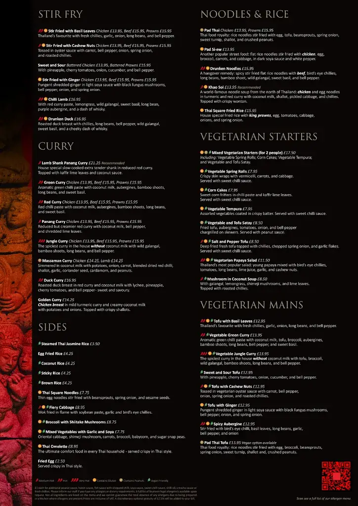 Menu_Thai Square St Albans_Kingdom_image_1