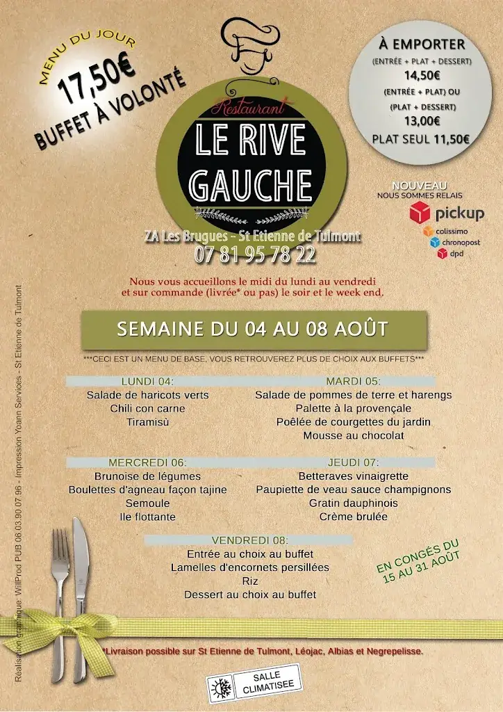 Menü_Le Rive gauche_Saint-Étienne-de-Tulmont_Bild_1