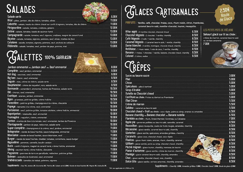 Menü_Crêperie Sucrée Salée_Saint-Estève_Bild_1