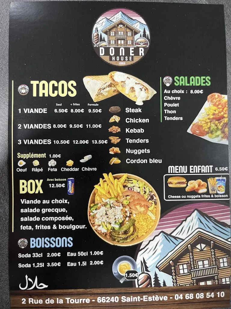 Jean Driss_DONER HOUSE (kebab & Tacos Halal) حلال_Saint-Estève_review